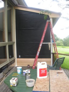 Apartment wall siding