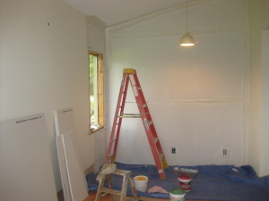 Drywalling - soon ready for habitation